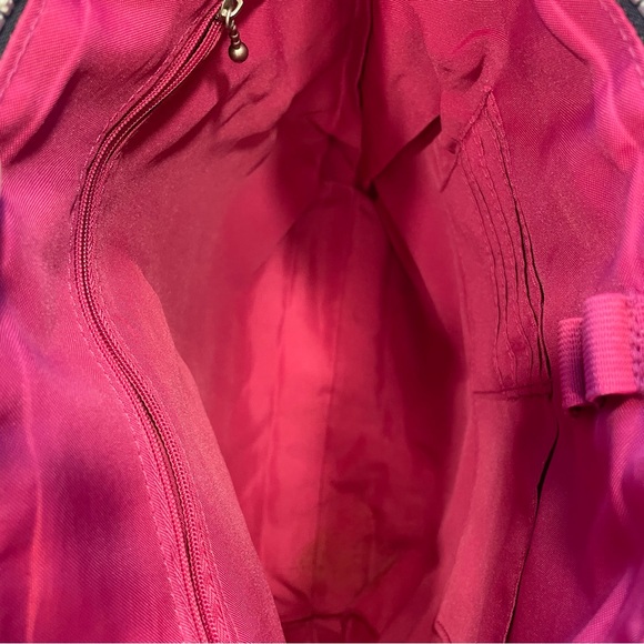 Baggallini Gray Nylon Zip Entry Crossbody Bag Travel Pockets Lightweight Purse - Picture 9 of 11